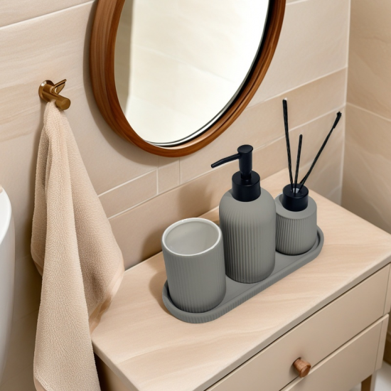 Ceramic Soap Dispenser 4 pieces